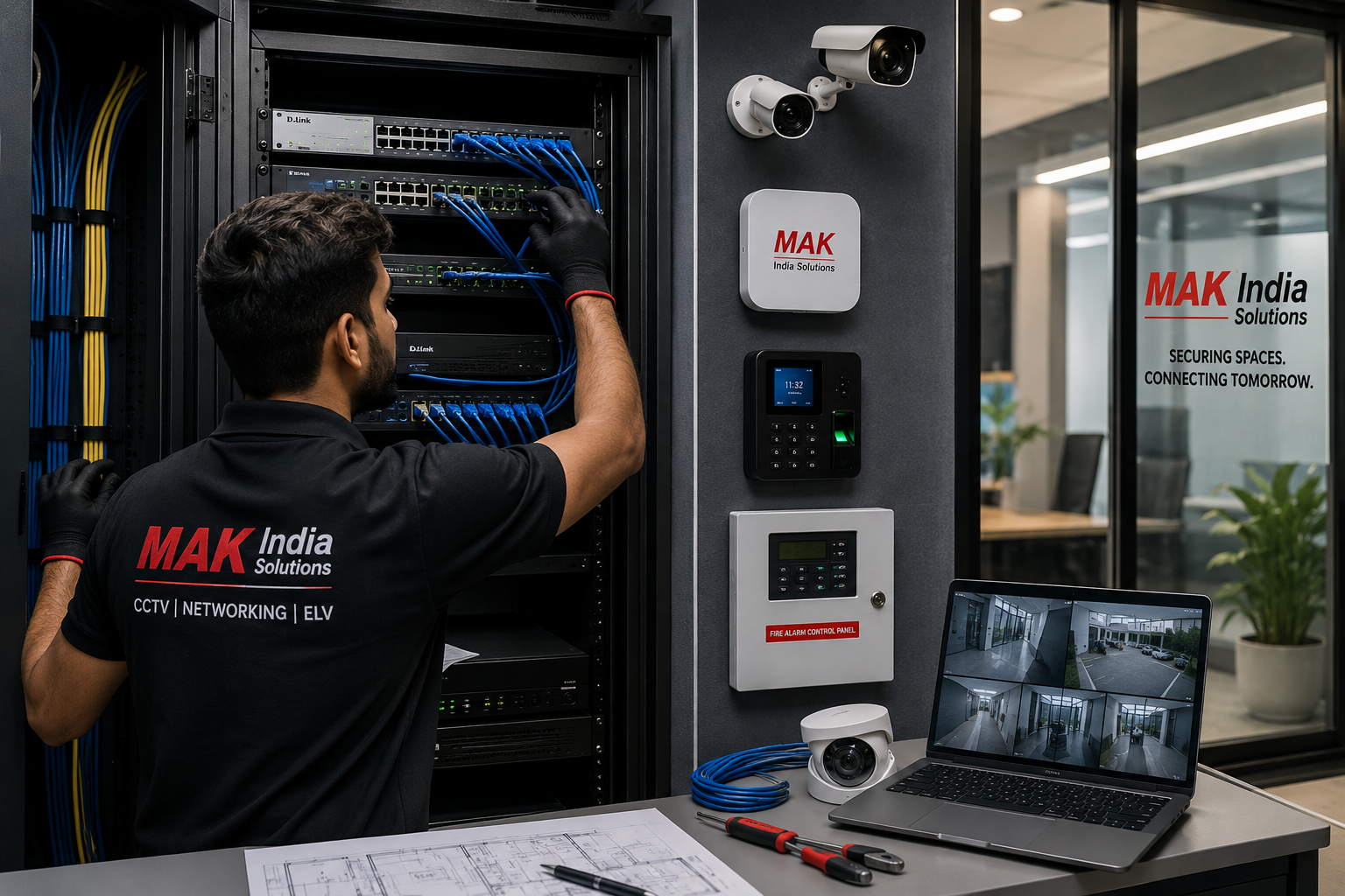 CCTV Security Company in Hyderabad - MAK India Solutions