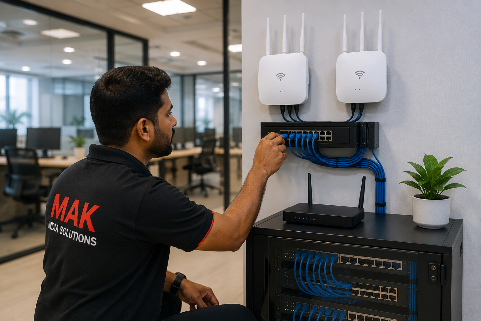 Wi-Fi & Network Setup from MAK india solutions